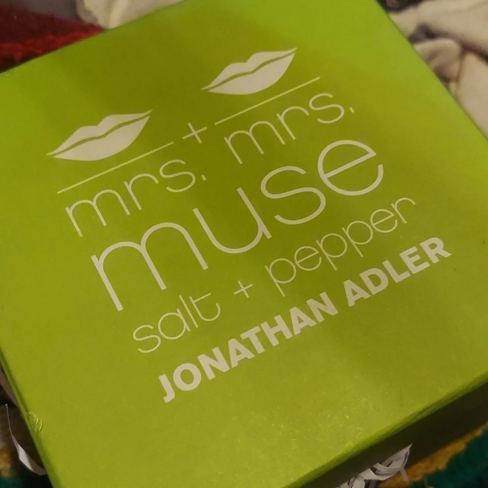 Nwt! Lady muse salt and pepper shakers by Jonathan adler.